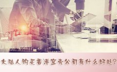 大陸人購(gòu)買香港空殼公司有什么好處？